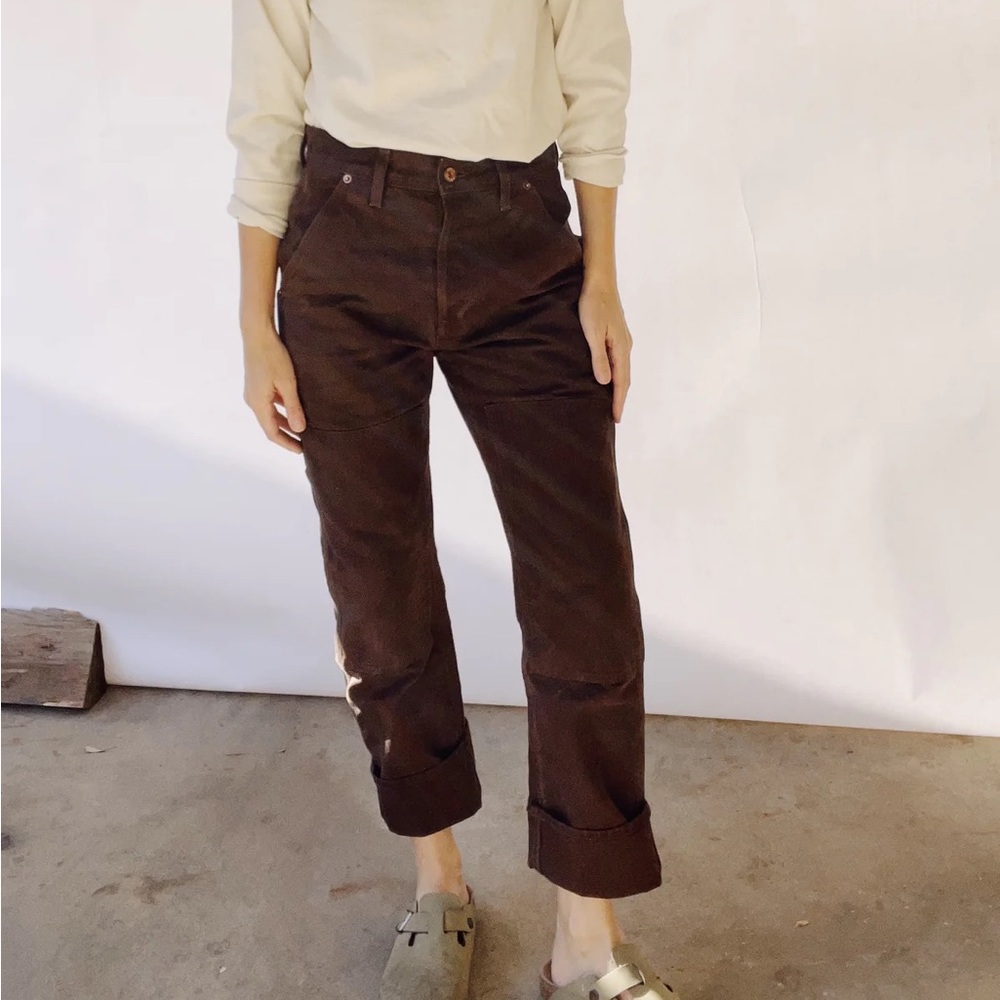 HeyGang Duck Canvas Painter Pant Brown 28